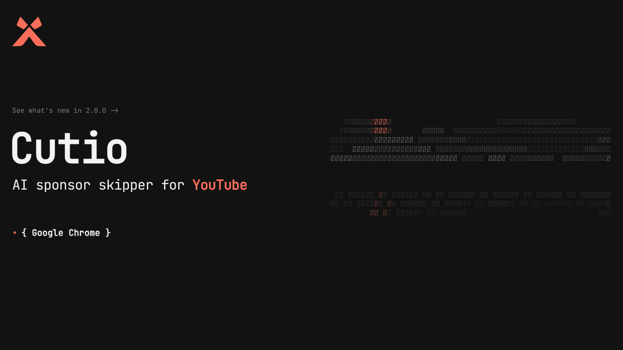 Cutio website screenshot