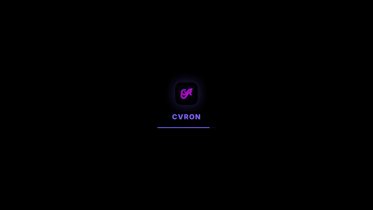 CVRON API HUB website screenshot