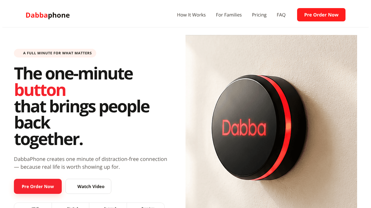 Dabba Phone website screenshot