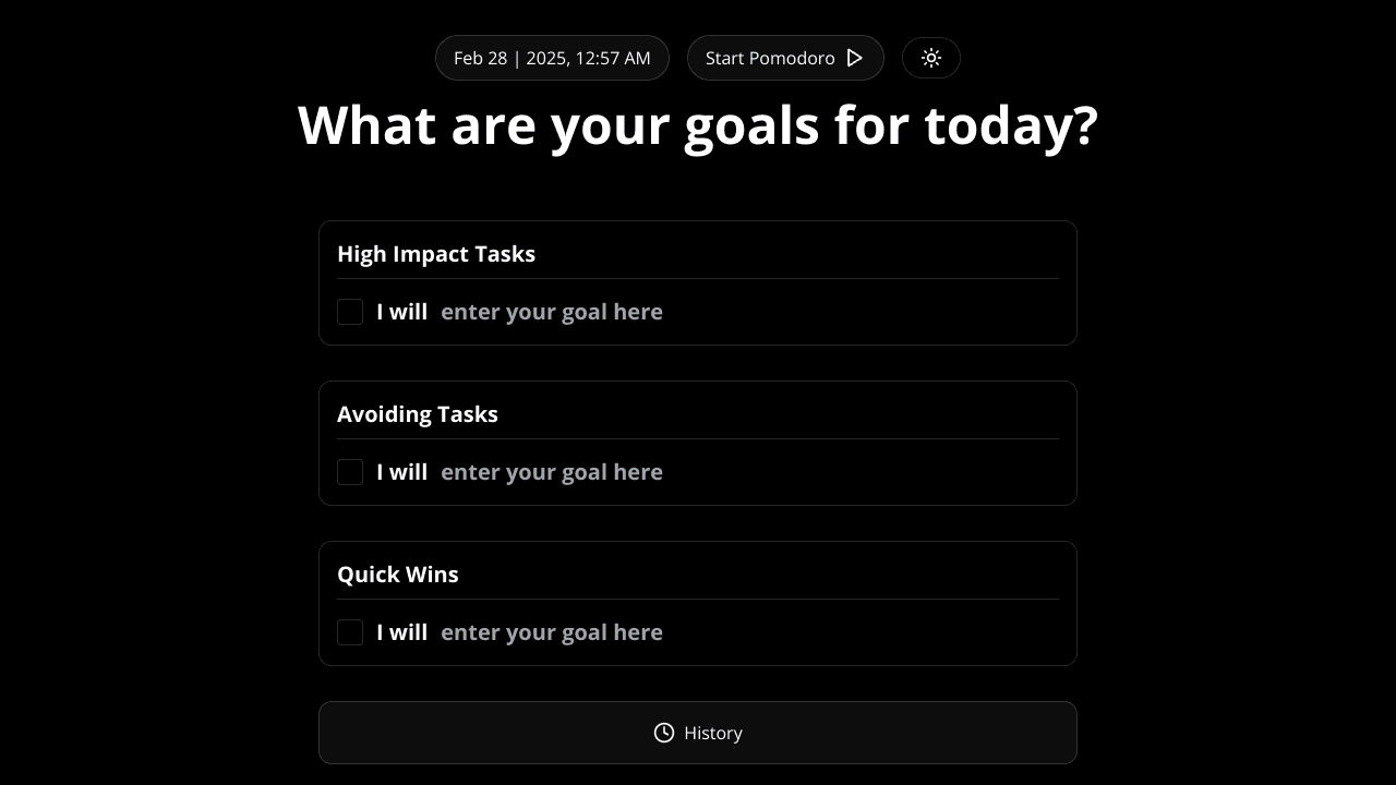 Daily Goal Tracker