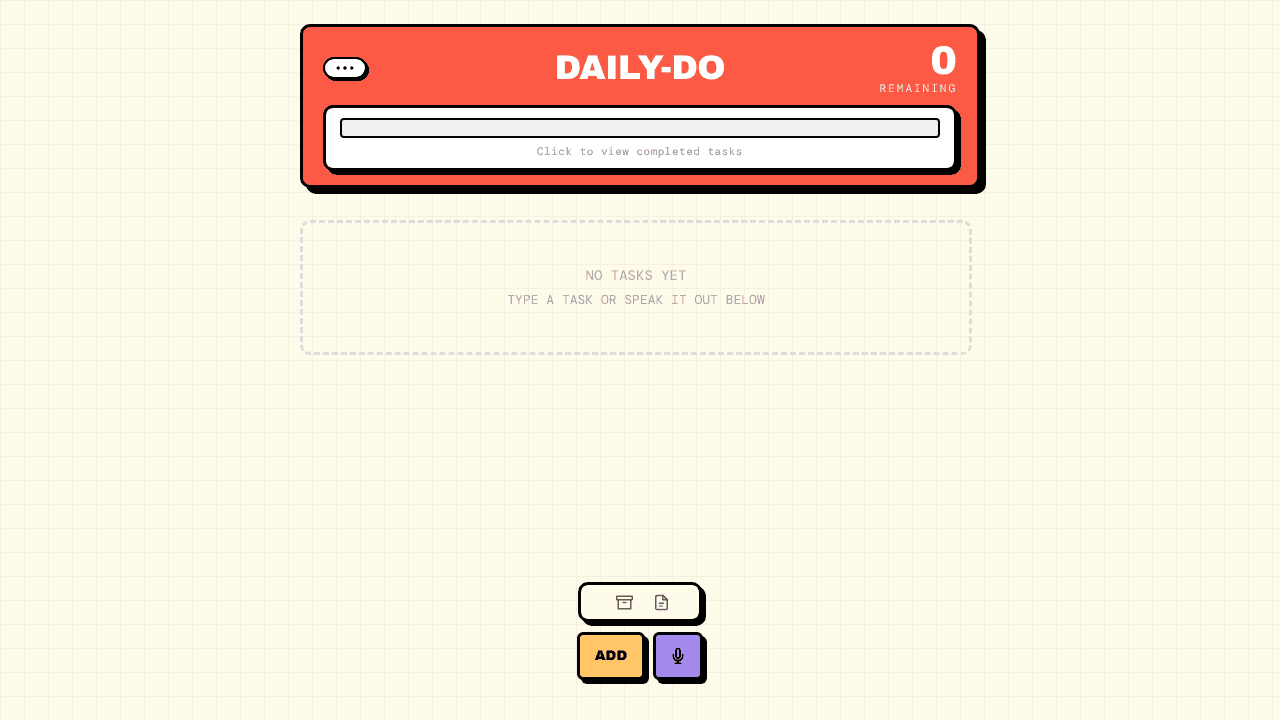 DailyDo website screenshot