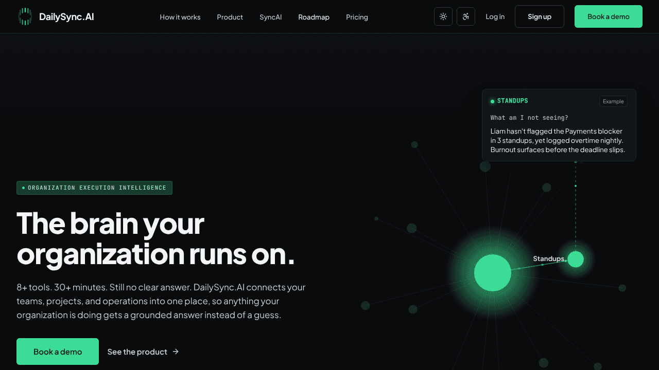 DailySync.AI website screenshot