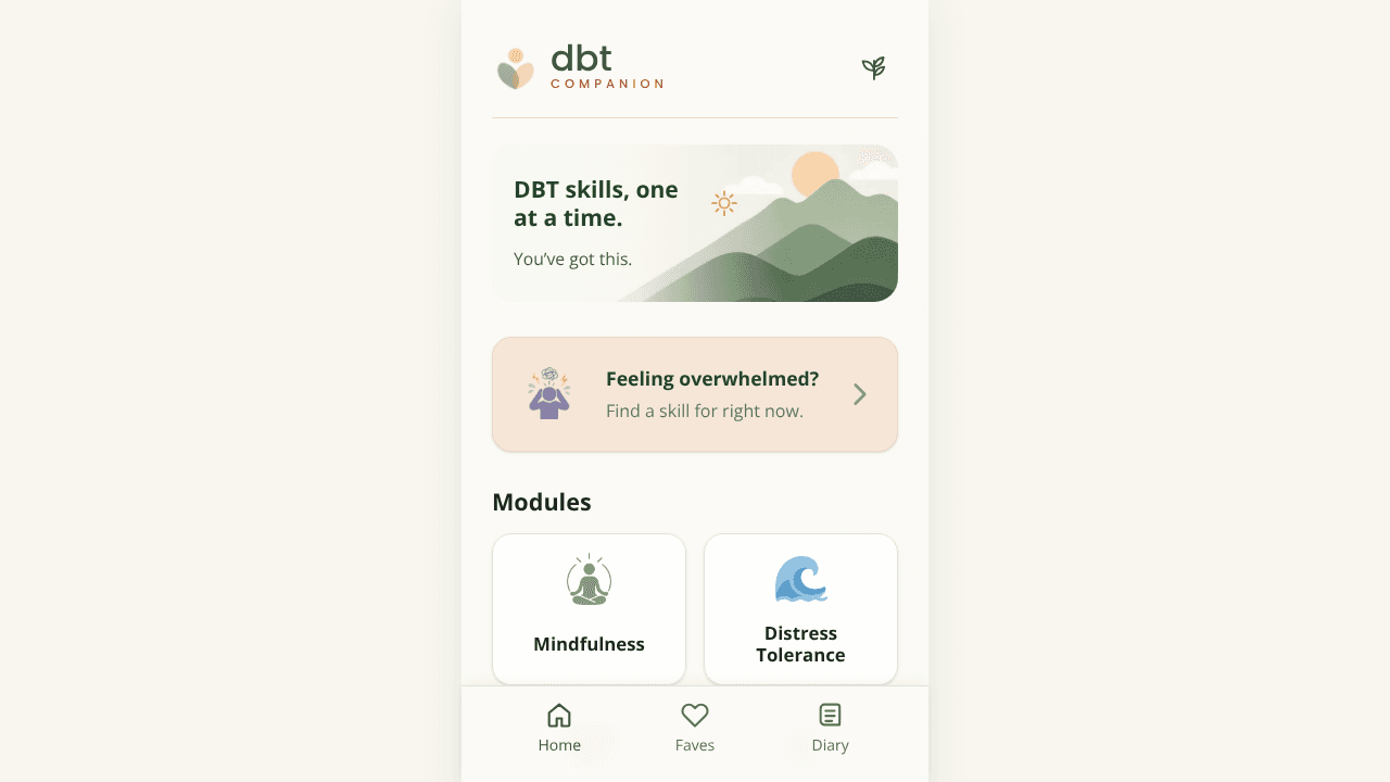 DBT Companion website screenshot