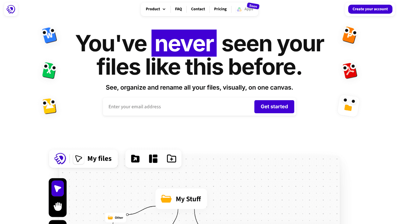 Deeep website screenshot