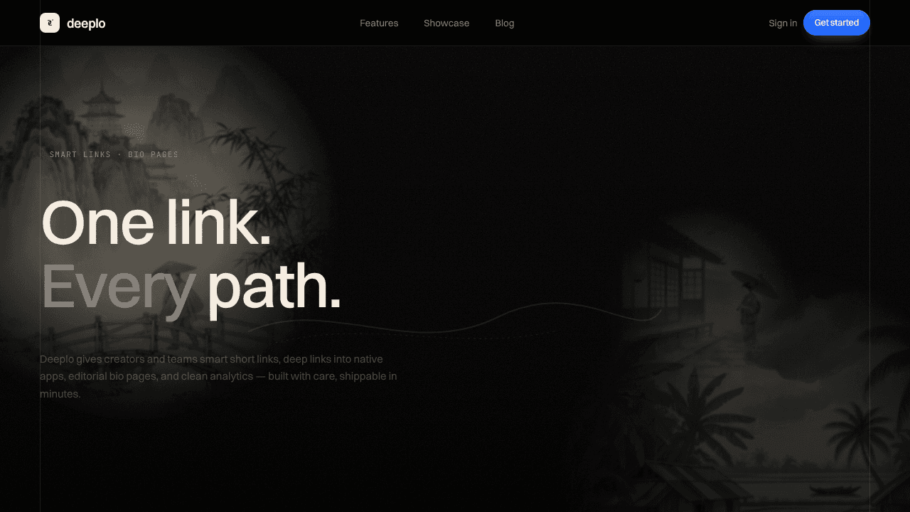 Deeplo website screenshot