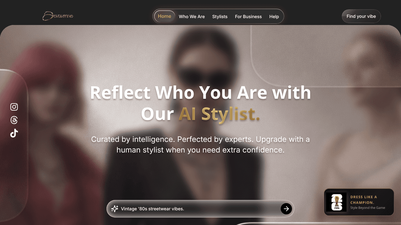 Devavonne website screenshot