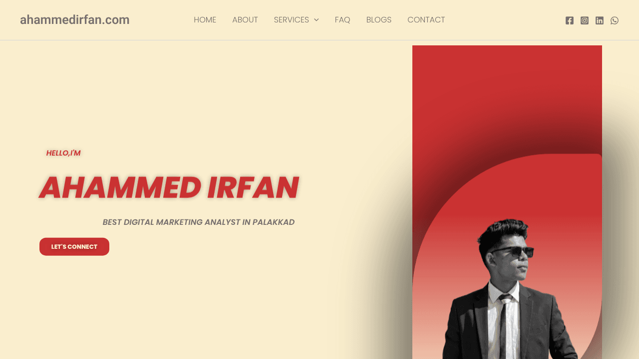  Digital Marketing Analyst In Palakkad website screenshot