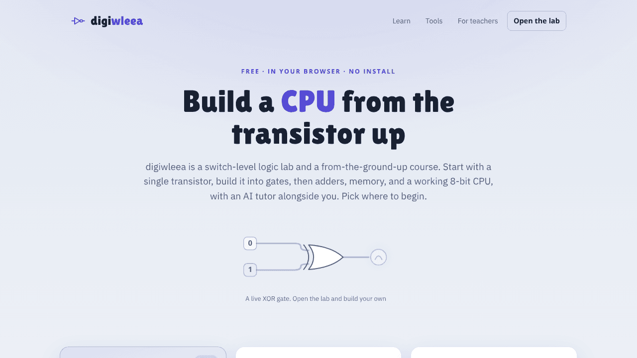 Digiwleea website screenshot