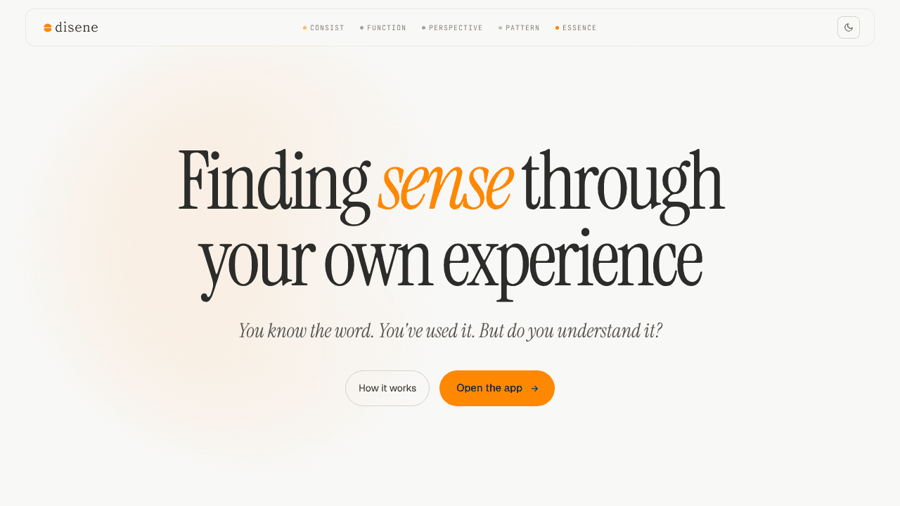 Disene website screenshot