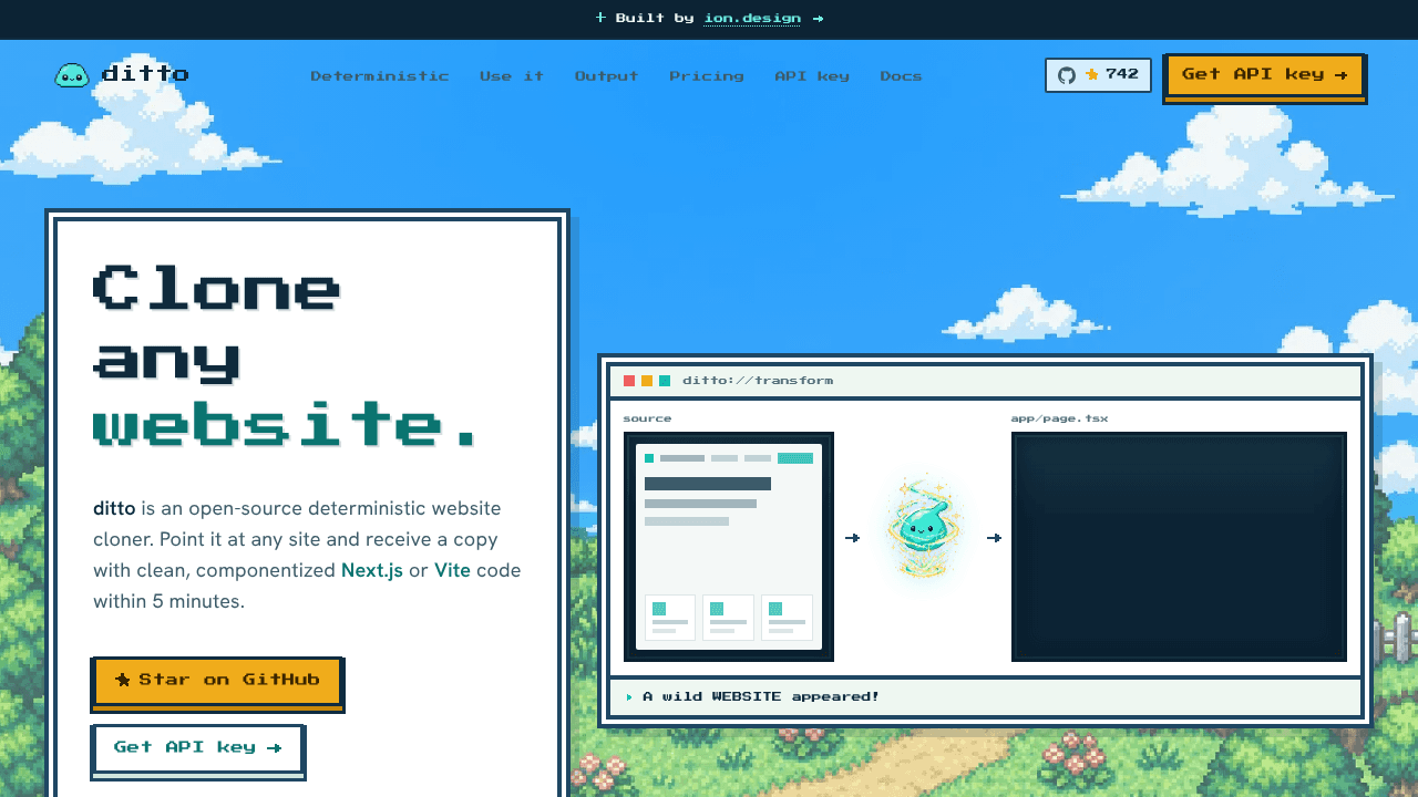 ditto.site website screenshot