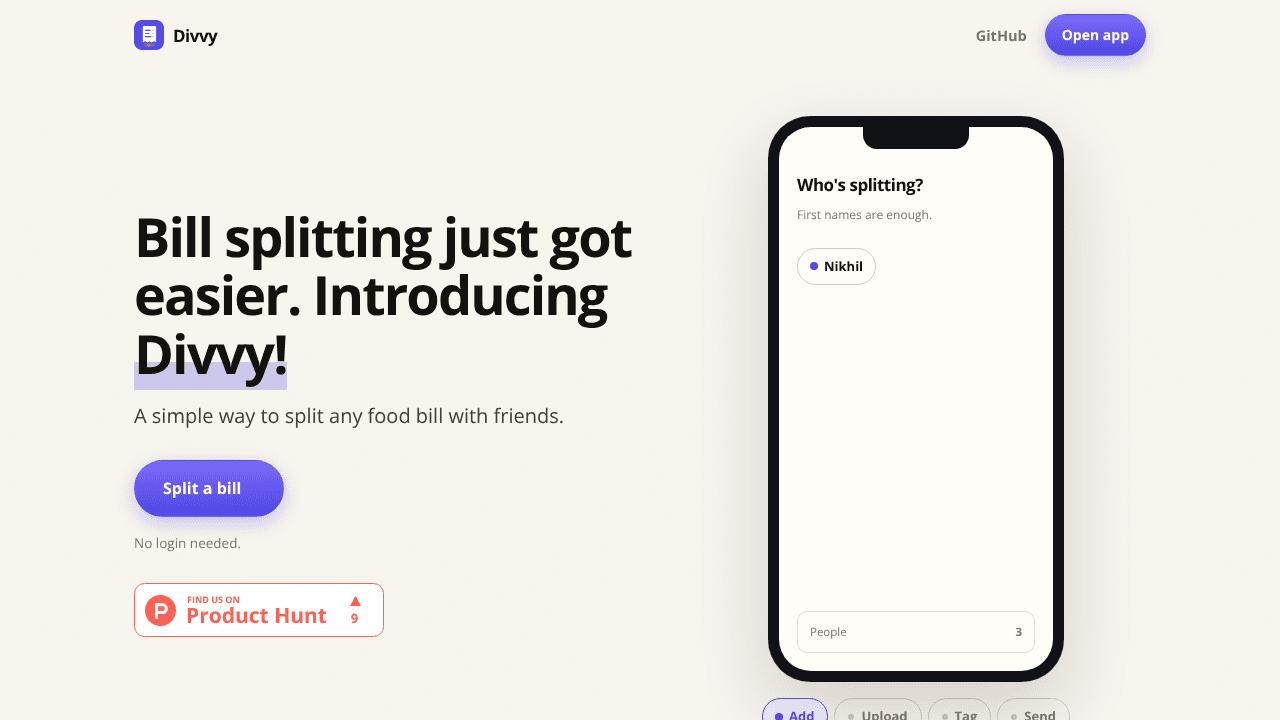 Divvy website screenshot