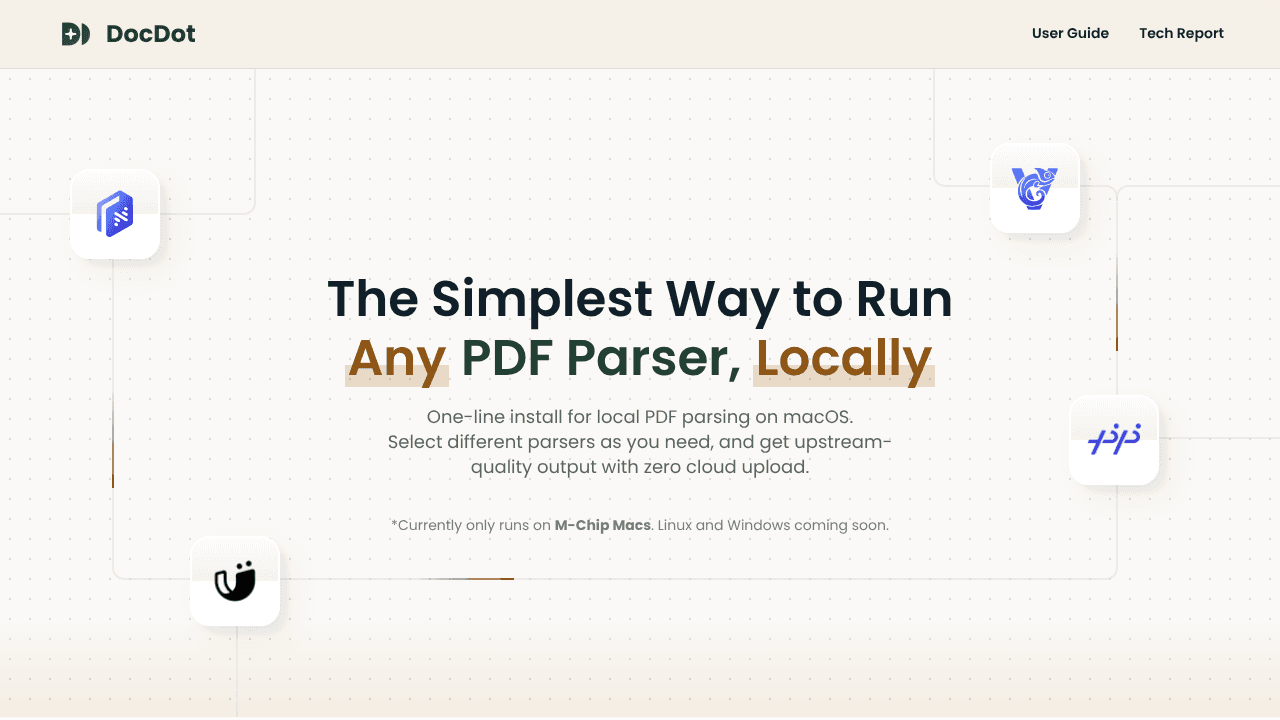DocDot website screenshot