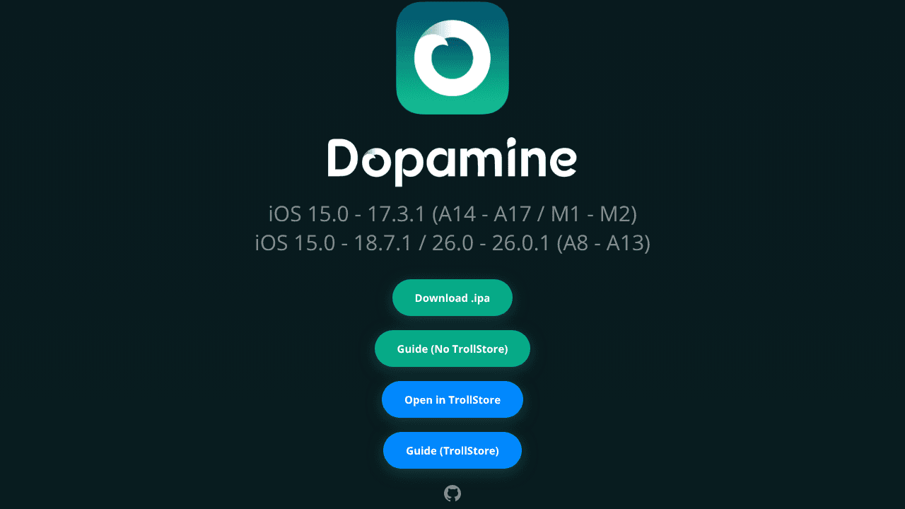 Dopamine website screenshot