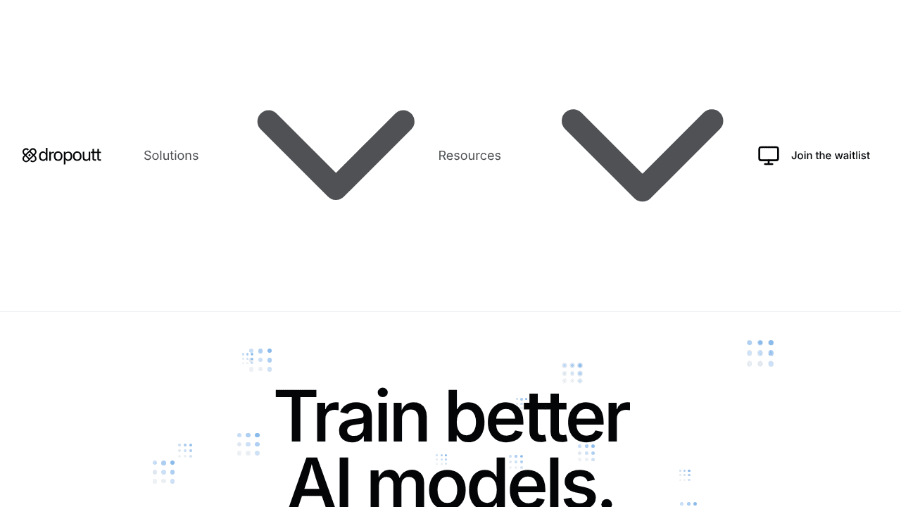 dropoutt website screenshot