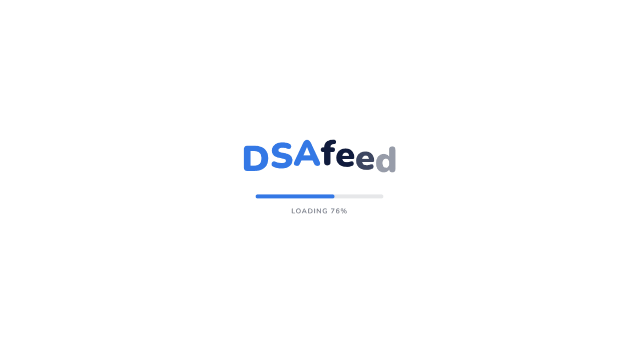 DSAfeed website screenshot