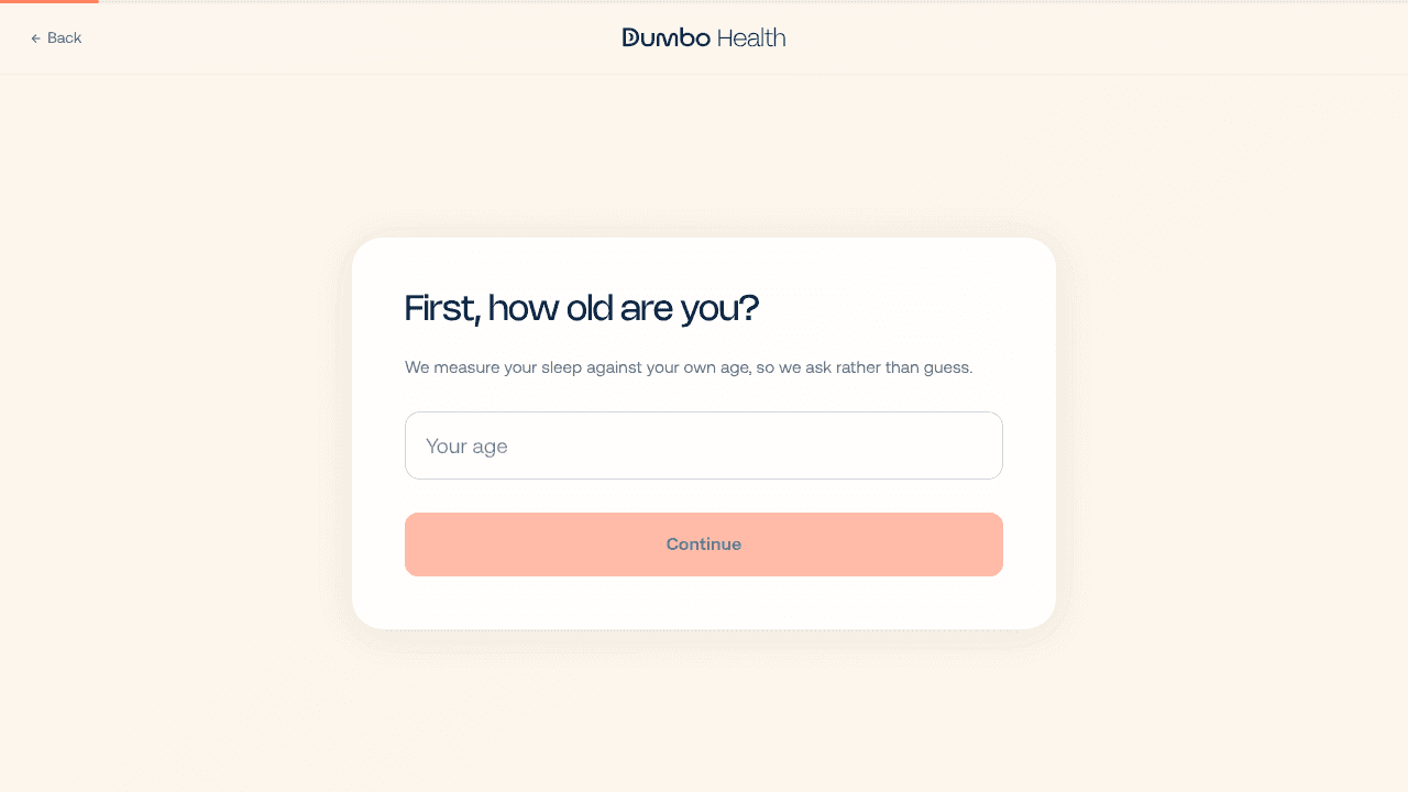 Dumbo Health website screenshot