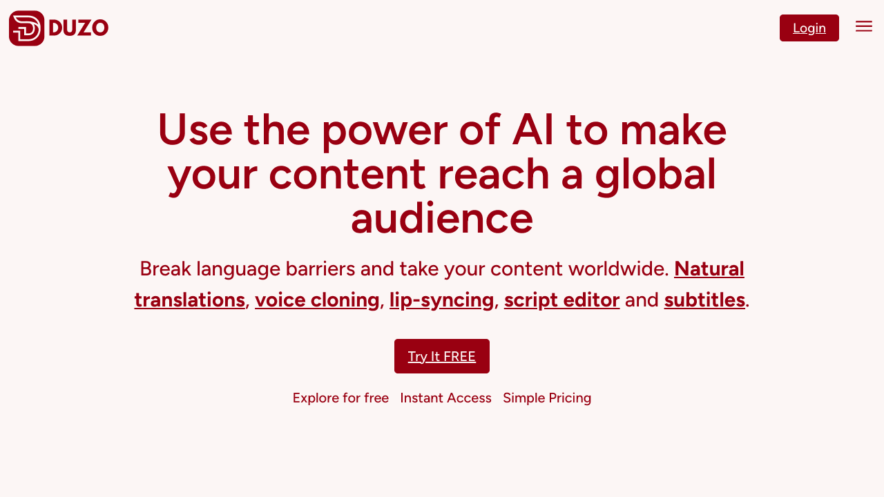 Duzo AI Translation