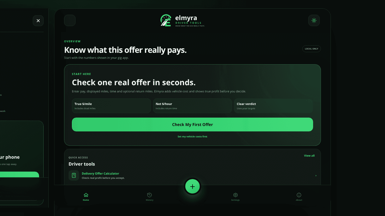 Elmyra Driver Tools website screenshot
