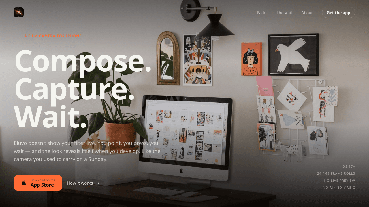 Eluvo website screenshot