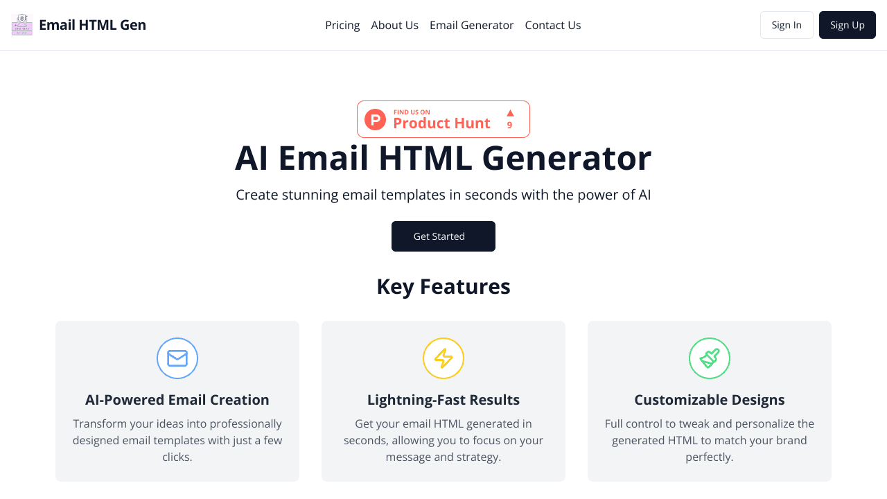 Email HTML Gen