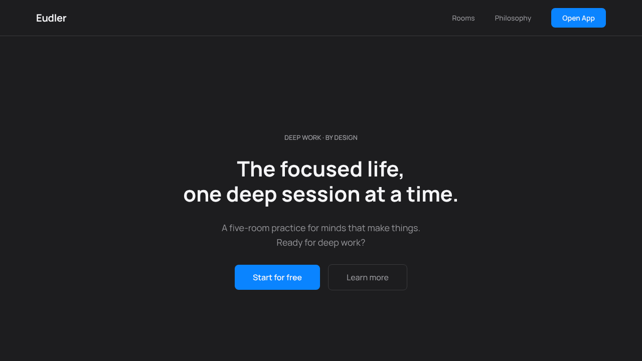 Eudler website screenshot