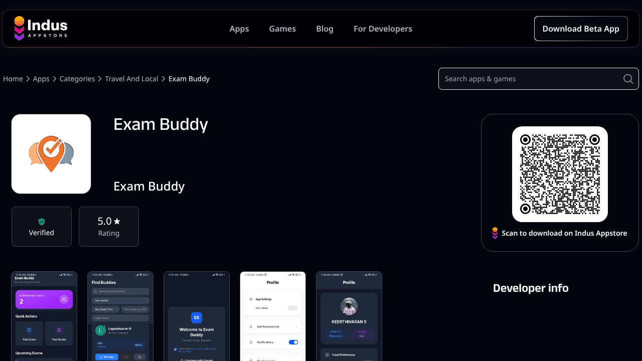 EXAM BUDDY APK website screenshot