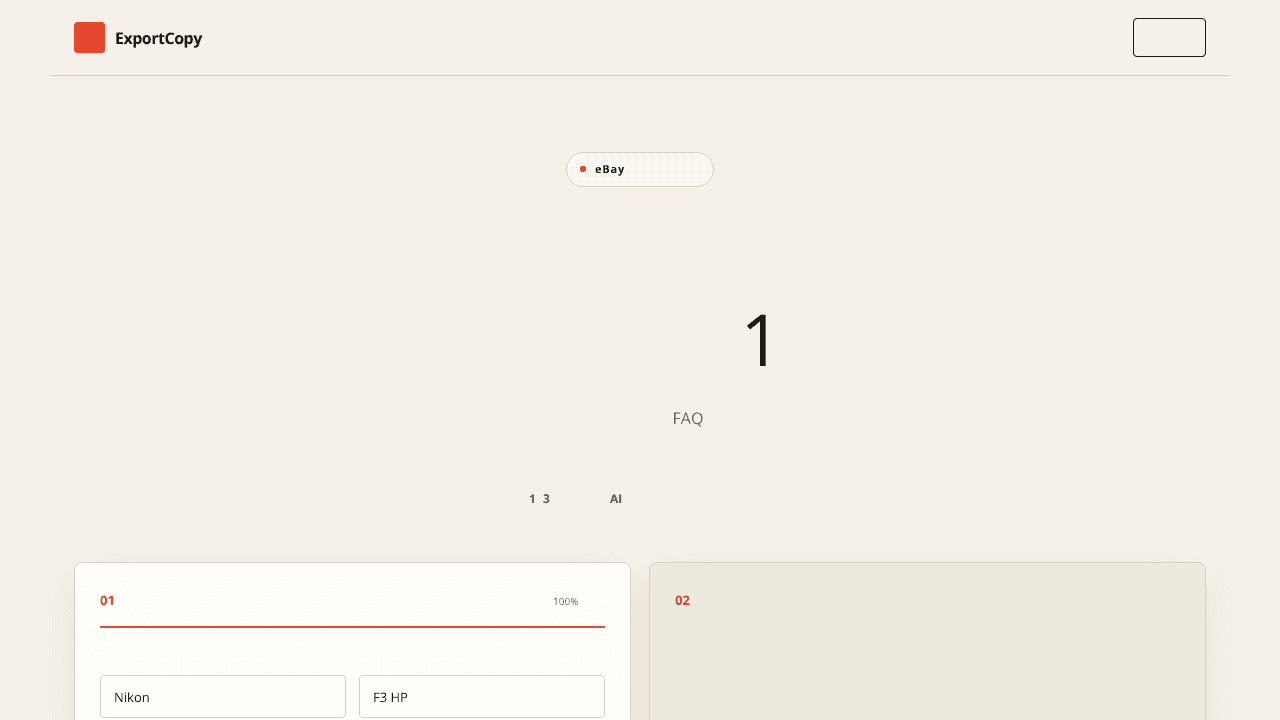 ExportCopy website screenshot
