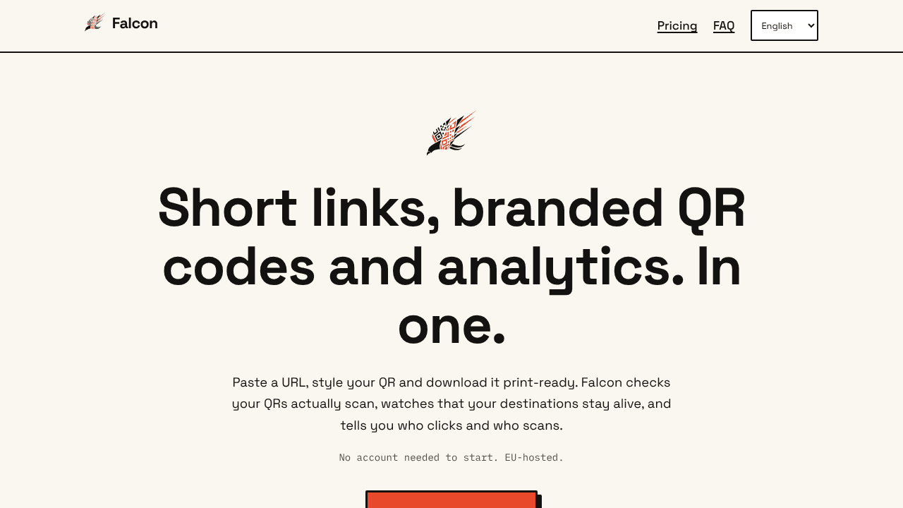Falcon.ly website screenshot