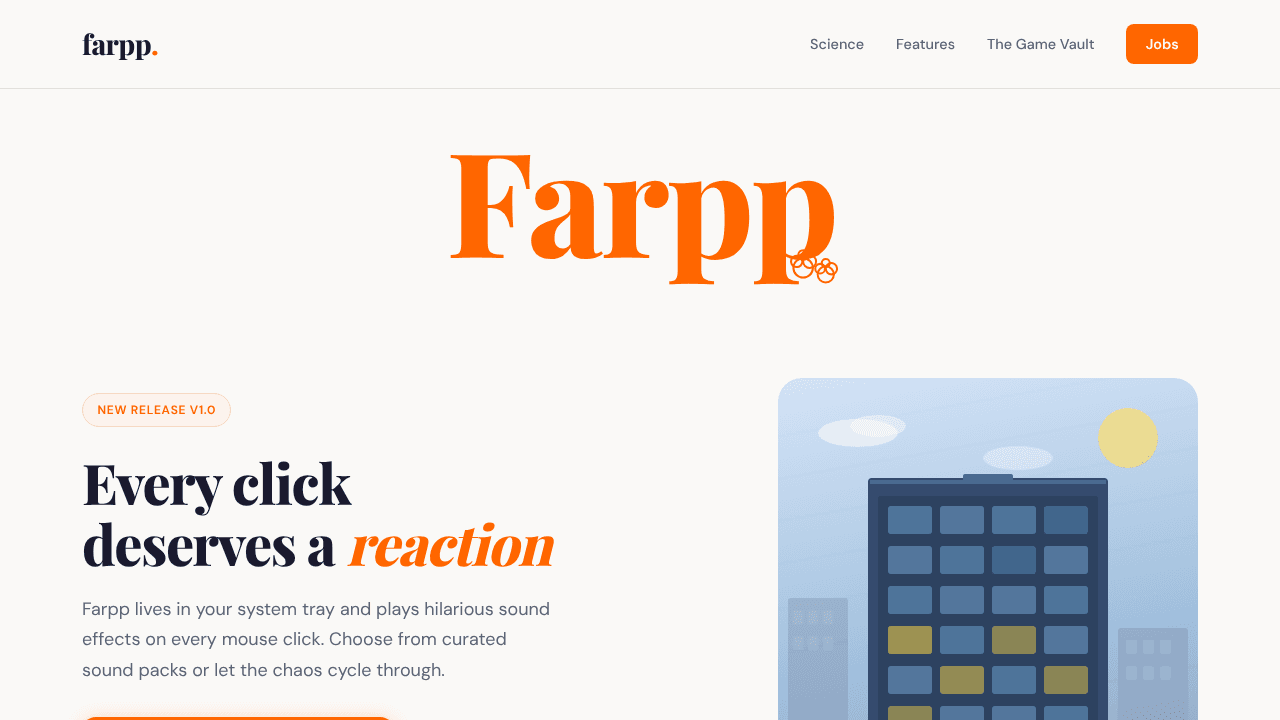 Farpp website screenshot