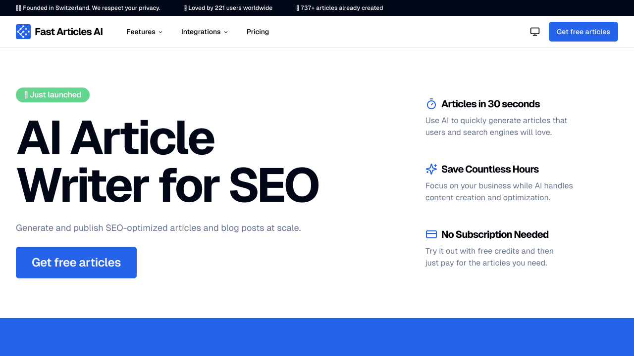 Fast Articles AI