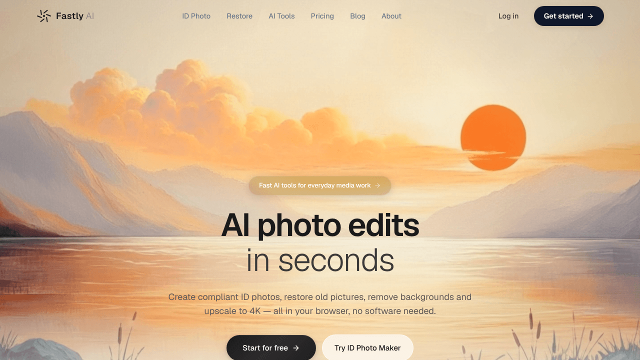Fastly AI website screenshot