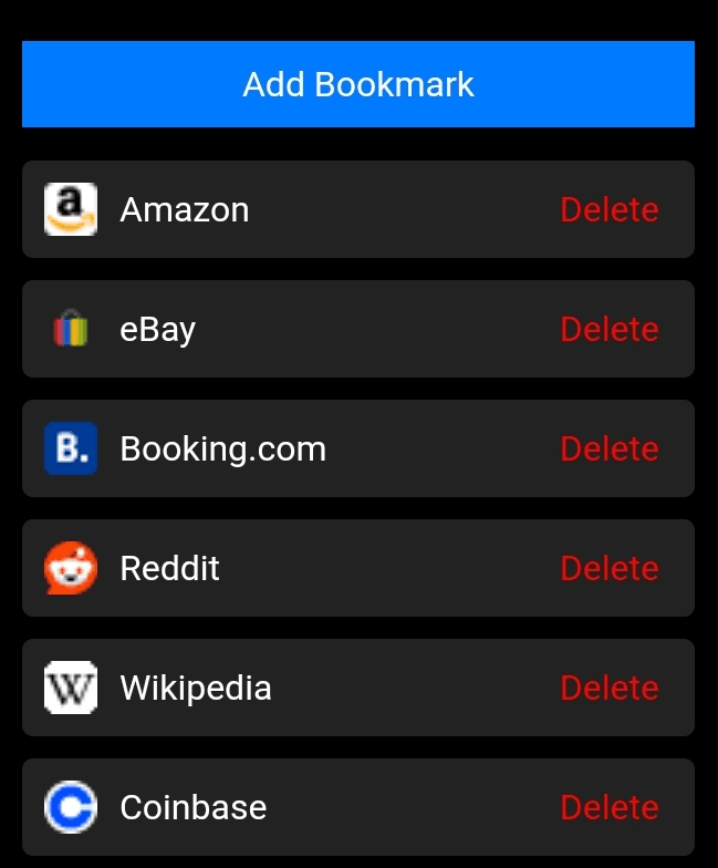 Fastsites - bookmark android app