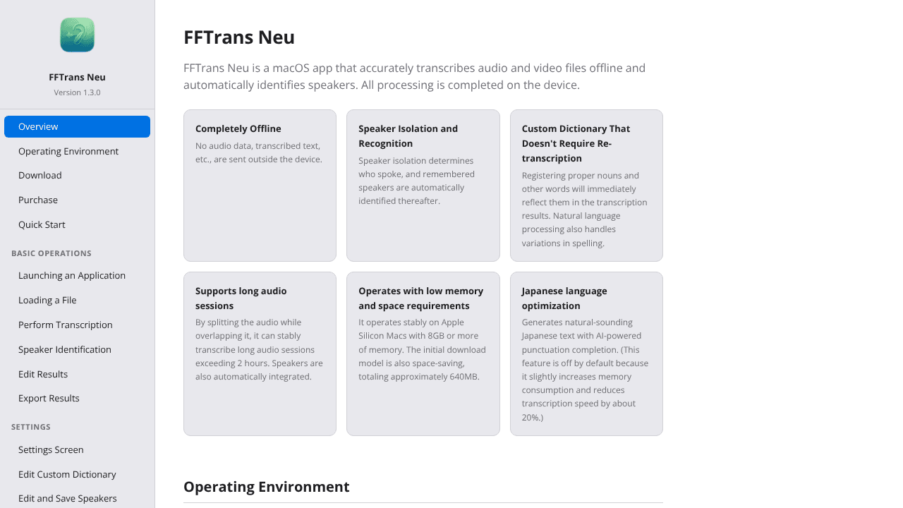 FFTrans Neu website screenshot