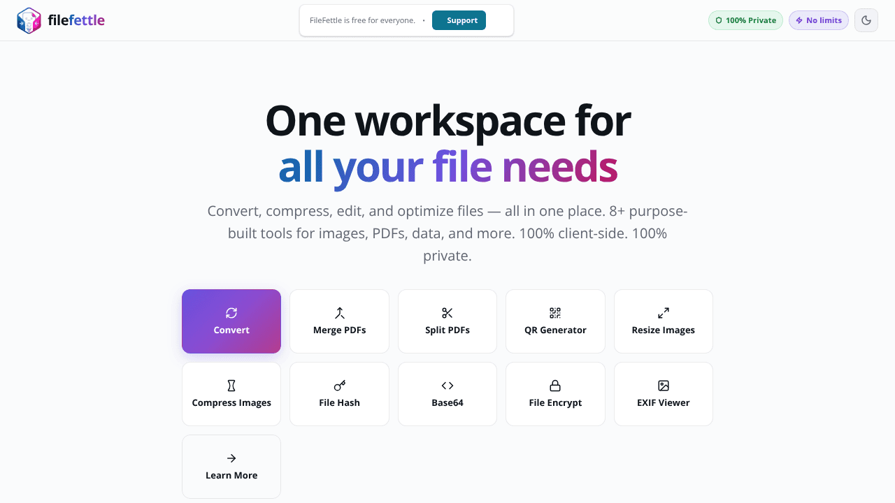 File Fettle website screenshot
