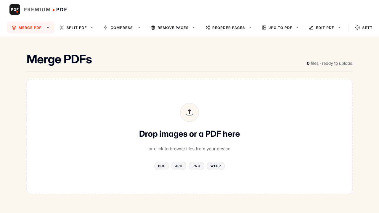 FileFreaks — PDF Tools website screenshot
