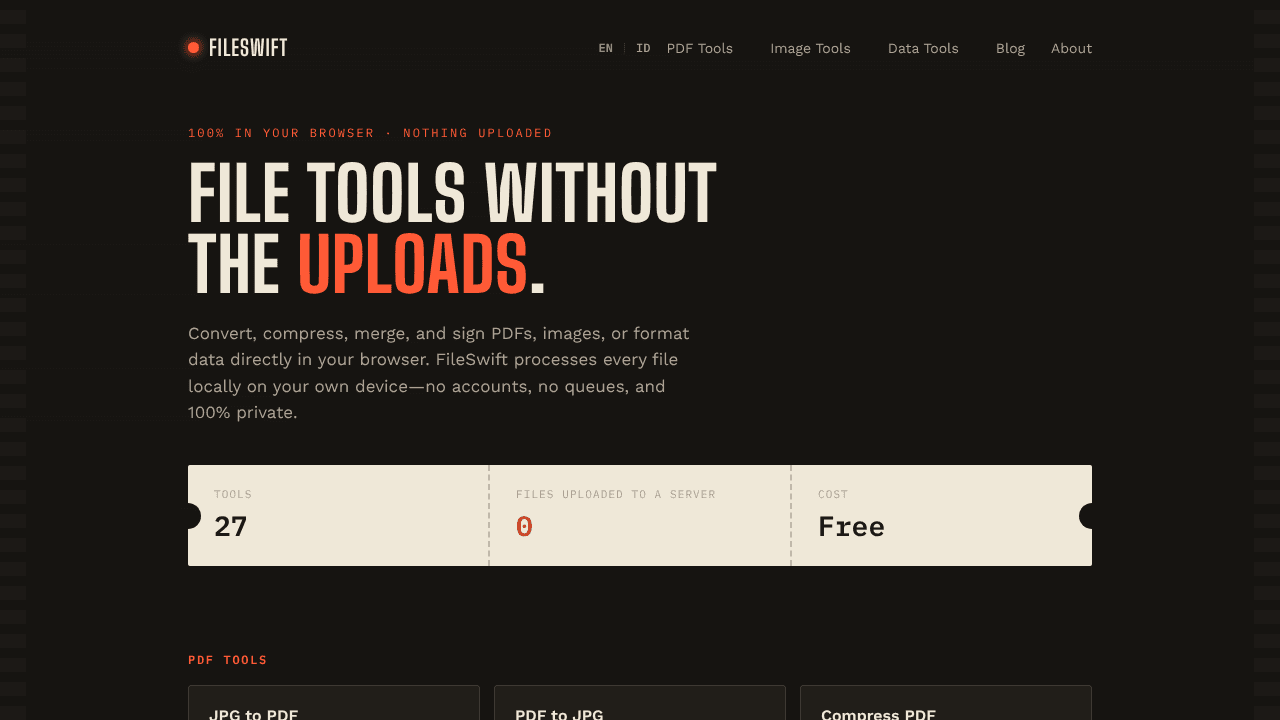 FileSwift website screenshot