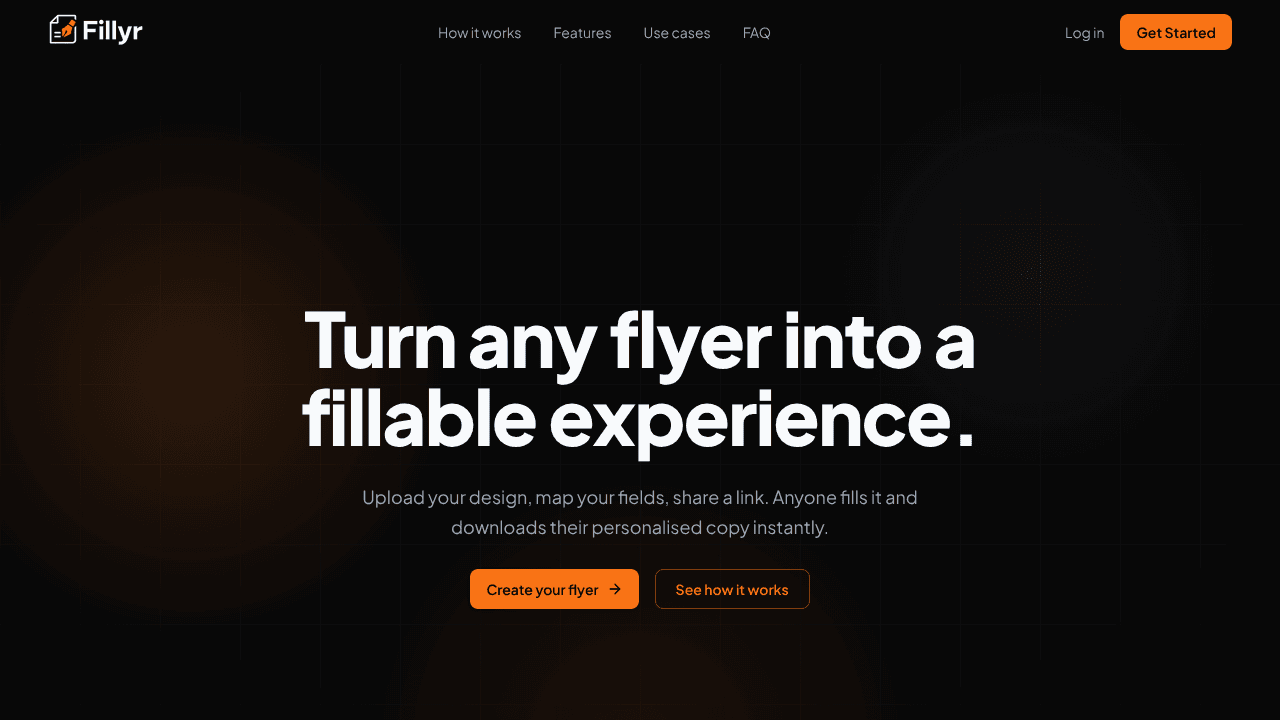 Fillyr website screenshot