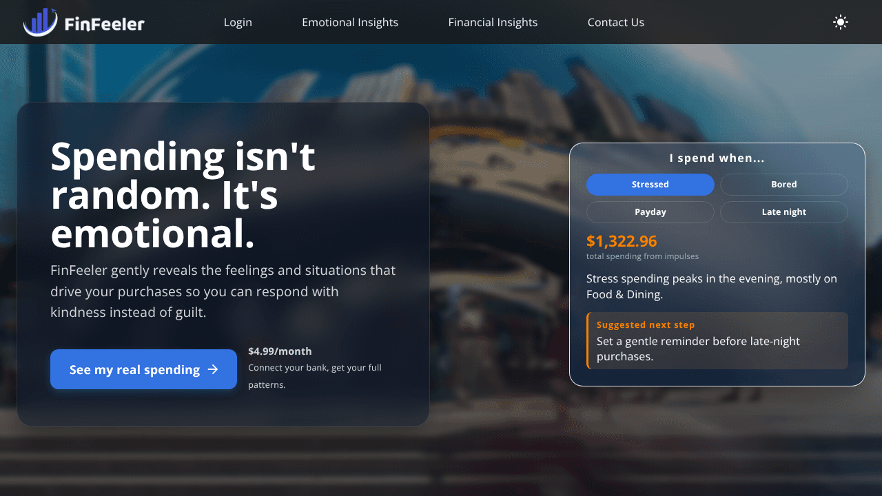 FinFeeler website screenshot