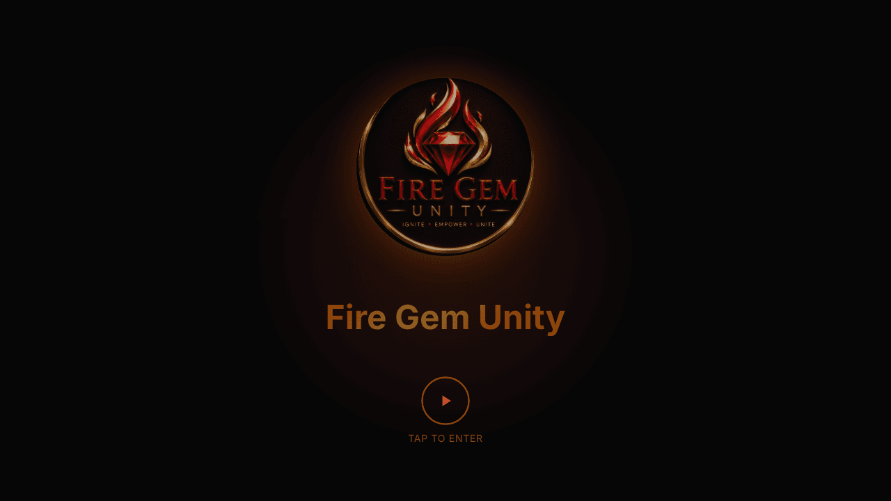 Fire Gem Unity website screenshot