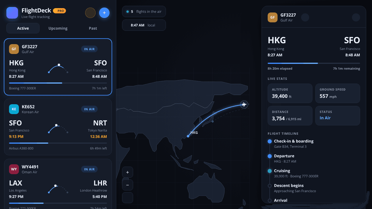 FlightDeck website screenshot