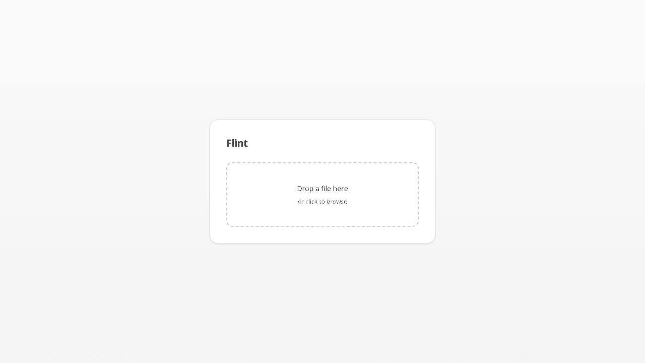 Flint website screenshot