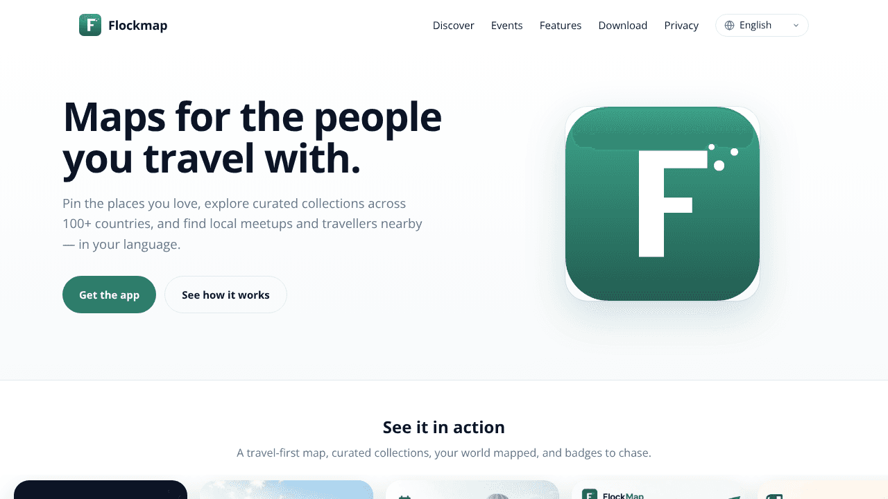 Flockmap website screenshot