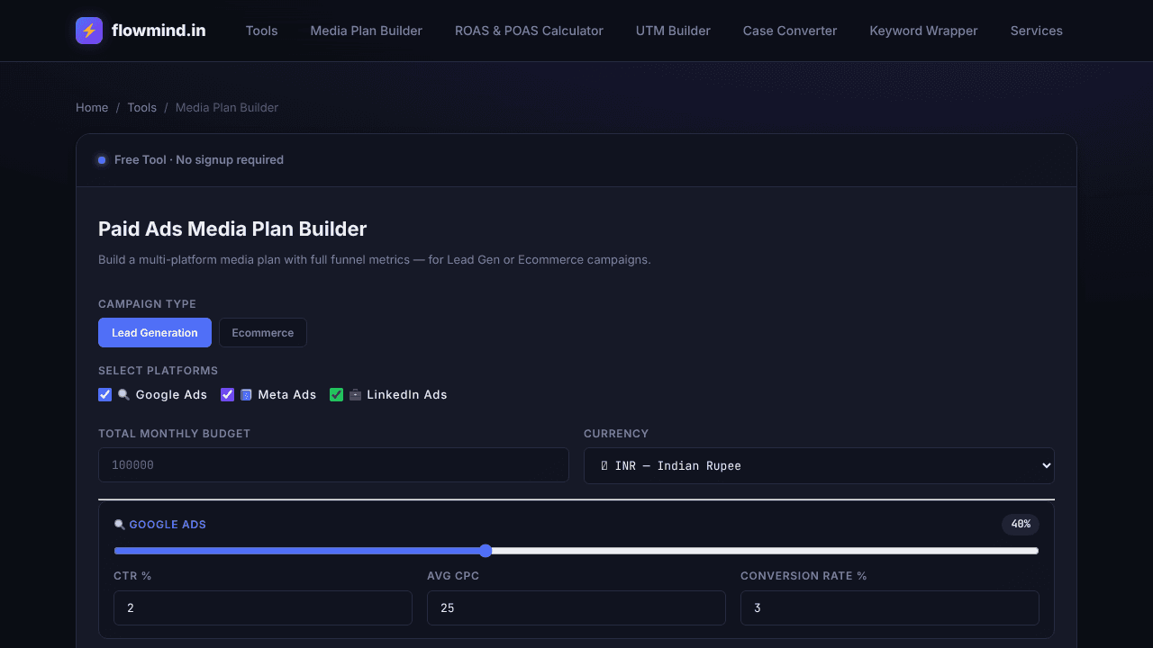 flowmind.in website screenshot