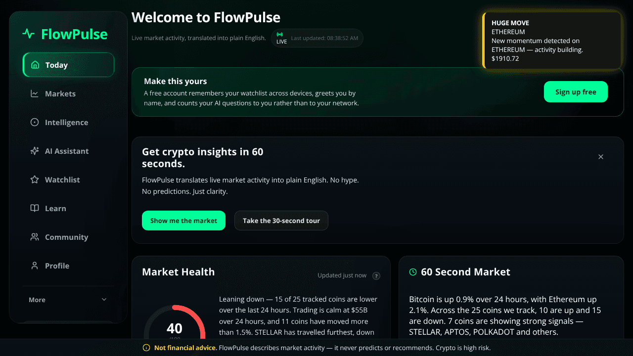 FlowPulse   website screenshot