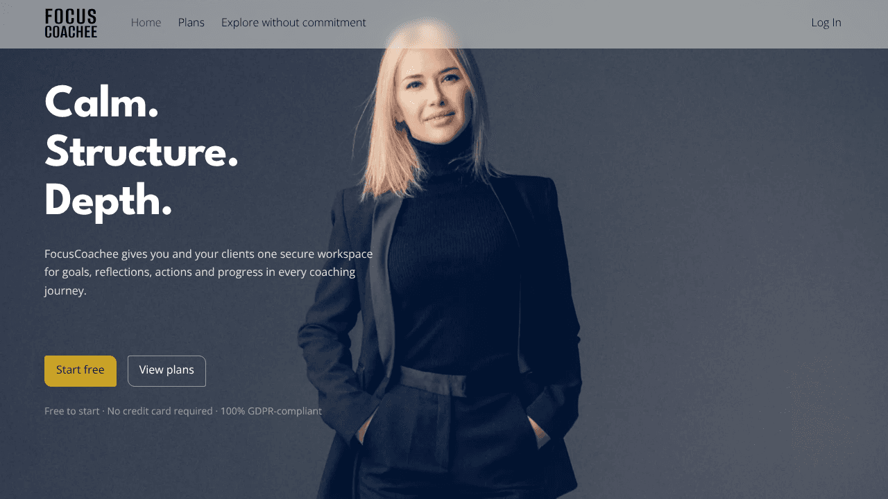 FocusCoachee website screenshot