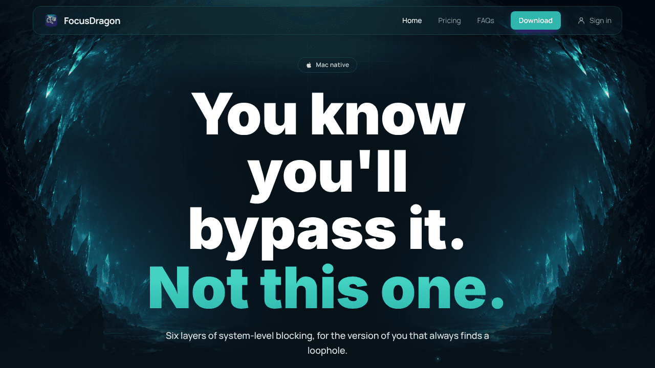 FocusDragon website screenshot