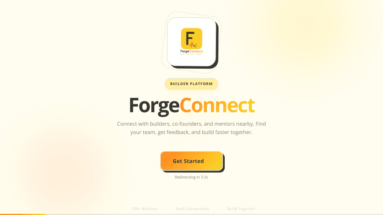 ForgeConnect website screenshot