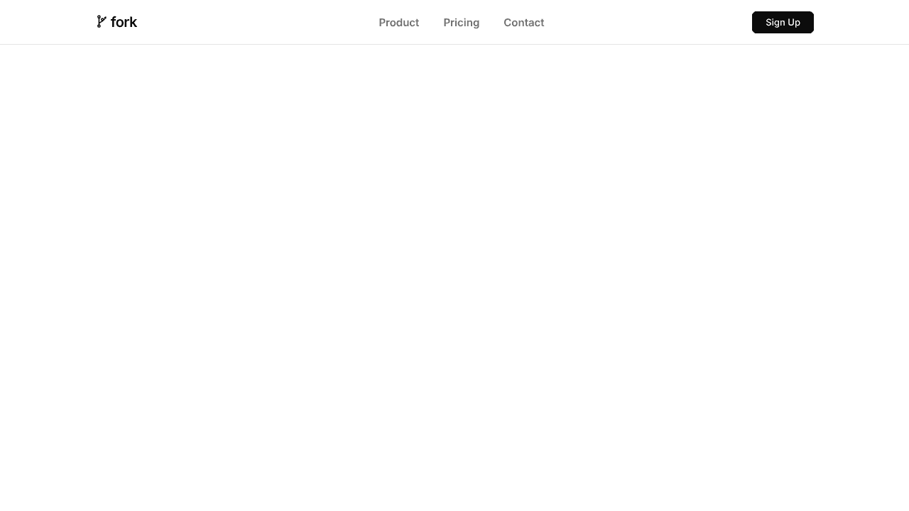 Fork | Build features in Google Suite website screenshot