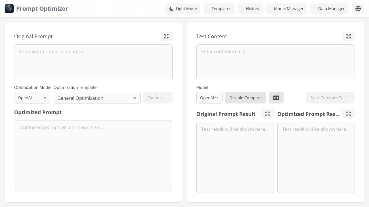 Free Prompt Generator and Optimizer