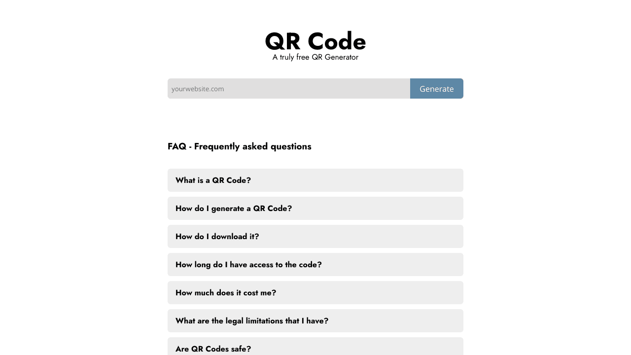 Free QR Code Generator — PNG & JPG